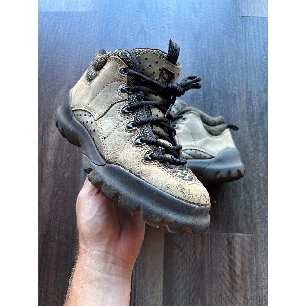 Vintage Y2K Oakley Chop Saw Leather Boots Shoes Mens 6.5 Womens 8 Read Details